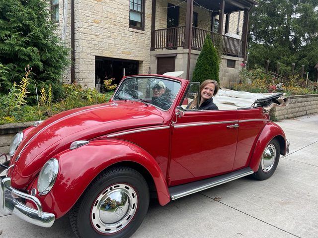 Volkswagen Beetle convertible, delivered